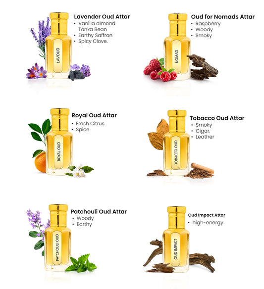 Attar Trial Pack - Select Any 10 [3ml Each]