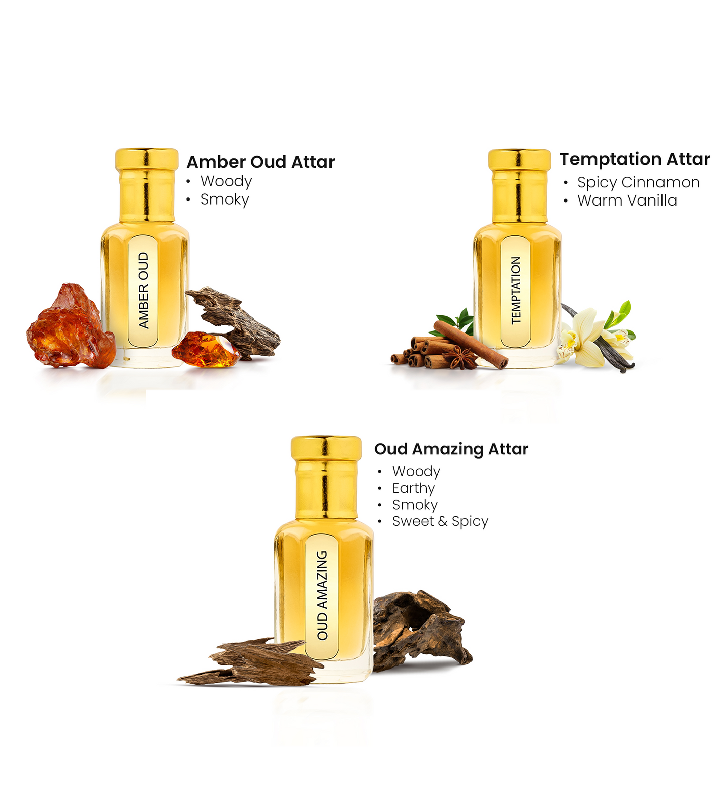 Attar Trial Pack - Select Any 10 [3ml Each]