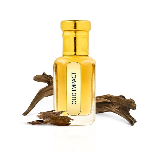 Oud Impact Attar, [12 ml] | High Energy Fragrance | Invigorating Top Notes