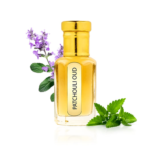 Patchouli Oud Attar, [12 ml] | Earthy & Grounding Fragrance |
