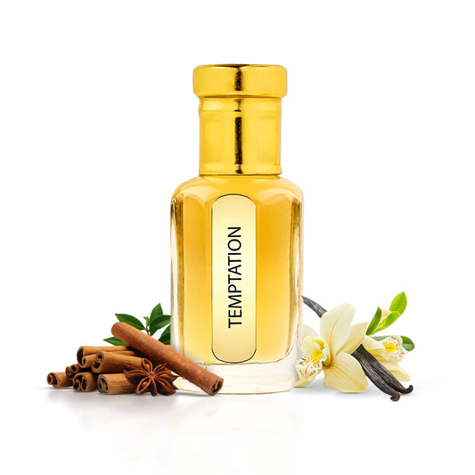 Temptation Attar, [12 ml] | Spicy Cinnamon and Warm Vanilla |